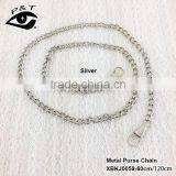 Wholesale Custom Price Long Purse Wallet Bag Link Metal Silver Chain for Handbag thumbnail-2