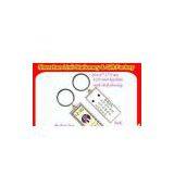 Hot Acrylic Promotional Product Lcd Clock Solar Keychain