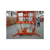 Strong Stability 6 Meter Aluminum Electric Lift Equipment Single Mast Aerial Work Platform