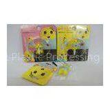 Cartoon Character Anime Phone Accessories , Hand Painted Yellow Naughty Pvc Action Figure thumbnail-1