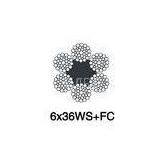 Fishing Trawl Rope Linear Contact Steel Wire Rope 6 x 36 WS Construction