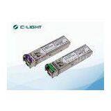 SFP BIDI Optical Transceiver , 100BX 155M 80km Transceiver Module 155Mb/s