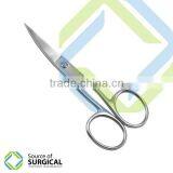 Manicure Pedicure Instruments Decal Finish Source Of Surgical Nail Cuticle Scissors B-NCS-51