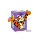 Cross Stitch Craft (Tiger Tissue Case) thumbnail-1
