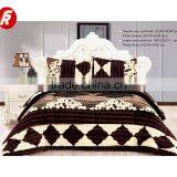 100% Polyester PV Printed Plush Fleece Fabric Textile Microfiber or Sherpa Quilt