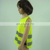 Security Roadway Safety Clothing High Quality EU Standard Logo Design Eco-friendly Breathable Fabric Hi-vi Kid Vests Fluo Yellow thumbnail-2