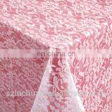 Fashion High Grade Transparent Lace Wedding Table Skirts Decoration thumbnail-3