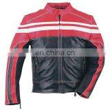 HMB-0412C LEATHER MOTORBIKE JACKETS MOTORCYCLE BIKER COATS