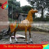 Playground Equipment Life Size Sculpture Fiberglass Horse Statue thumbnail-4