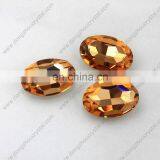 13x18mm oval egg shaped crystal stones for garment