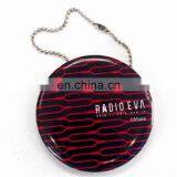 Custom Made Logo Promotion Gift Round Metal Keychain With Ball Chain thumbnail-3