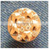 Metal Rhinestone Pearl Button Embellishment