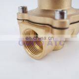 GOGO AC220V 24V DC 12V DC 2 Way Brass Solenoid Valve Vacuum -1bar-1bar 3/4 Inch Normally Close Vacuum Pump Solenoid Valve thumbnail-6