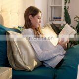 Luxury Sublimation Super Soft Breathable 100% Polyester Fluffy Plain Solid Color Satin Body Pillowcase thumbnail-2