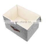 Custom Fabric Home Decorative Storage Box With Lid for Clothes Storage Large Size Storage Cube Boxes for Sale thumbnail-3