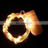 2M 20 LEDs Button Battery Operated Mini LED Silver Wire String Fairy Lights thumbnail-2