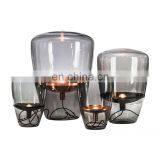 Современное скандинавское декоративное освещение, антикварный гостиничный стеклянный ночной светодиодный настольный светильник thumbnail-2