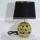 Modern Ceramic Table Lamp Luxury and China Desk Lamp With Flower Pattern