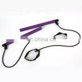 Portable Yoga Resistance Bands Pilates Stick BodybuildingGym Rubber Tube Elastic Bands Fitness Equipment Pilates Bars thumbnail-1