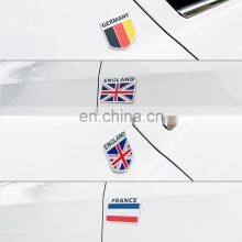 5*5 cm Aluminum Flag Shield Emblem Badge Decal Decor Sticker for Car Truck Auto thumbnail-4