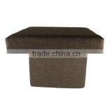 Casual Padded Cover Flat Fold Storage Ottoman thumbnail-5