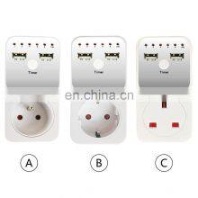 USB Countdown Timer Smart Time Setting Switch Timer Control Socket Smart Home Wall Table USB Charger Adapter Plug For Indoor Use thumbnail-2