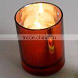 Hand Made Cylindrical Red and Green Decorative Candle Holder thumbnail-2