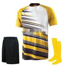 Fine Quality Professional Design Fashionable Soccer Uniform Custom Printed Hot Price Top Selling Soccer Uniform thumbnail-1
