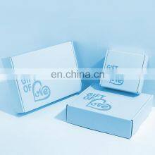 China Supplier Clothing Shoes Delivery Corrugated Paper Cardboard Gift Pink Lash Mailer Boxes Makeup Tools Shipping Box thumbnail-2