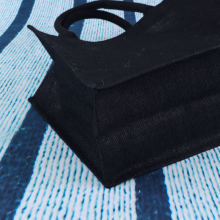 Custom Logo Printed Cheap Recycle Eco Friendly Shopping Jute Tote Bag thumbnail-4