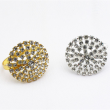 Gold Silver Crystal Rhinestone Napkin Rings Holder for Mother's Day thumbnail-5