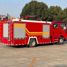 Isuzu's 3.5-ton Water Tanker Fire Truck, the Guardian of the City's Flames thumbnail-5