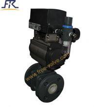 Pneumatic ceramic lined ball valve 5007