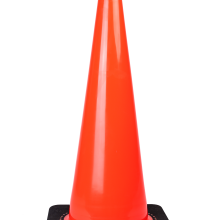 70cm/28′′ Red Color PVC Road Safety Reflective Traffic Cone thumbnail-2