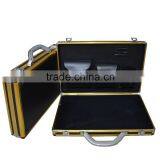 Custom Aluminum Laptop Briefcase Black thumbnail-1