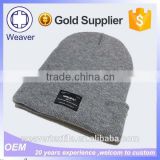 Whoelsale mens fabric beanie with custom label