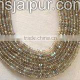 Wholesale Labradorite Faceted Roundelle Beads