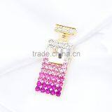 Delicate High Quality Perfume Bottle Brooch Diamond Brooch thumbnail-2