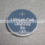 3V CR2032 Button Cell Primary Lithium Battery