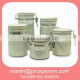 2013 ceramic tea sugar coffee canisters set