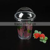 Cold Drinking Plastic Cup With Dome Lid / Beverage Cups With Transparent thumbnail-5