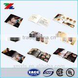 Luxurious Perfect Binding Hotel Catalogs /Menu Paper Booklet With Custom Logo Printed / Cakes Menu Booklet Custom Printed