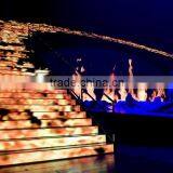 Hot Saling P10 Indoor Full Color Stairway Led Video Screen/High Strength SMD P10 Led Decoration Screen