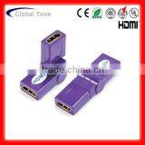 GT3-1308-7 HDMI A Female to HDMI A Female Adaptor Rotating 360deg thumbnail-1