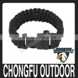 NEW 2016 hot selling 550 paracord ,paracord survival bracelet with flint fire starter