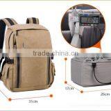 Grey High Quality Bag For Camera New Canvas Photo Backpack Tablet Bag thumbnail-5