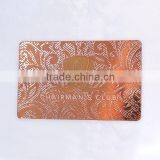 Stainless Steel rose gold business card