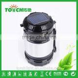 2 in 1 High Power Lantern Light&LED Flashlight Solar Rechargeable Camping Lamp Black Silver Portable Camp Light Outdoor Lighting thumbnail-4