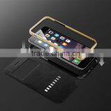 3in1cowhide Case and Metal Bumper,aviation Aluminum,PC, For Iphone 6/plus Style Case Cover, thumbnail-5