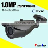 IR Outdoor Security Bullet Waterproof 3.6mm board Lens 720P 1.0MP CCTV Network IP Camera